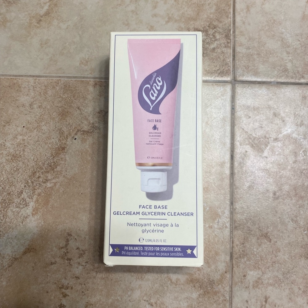 LANO FACE BASE HYBRID GELCREAM GLYCERIN CLEANSER.
